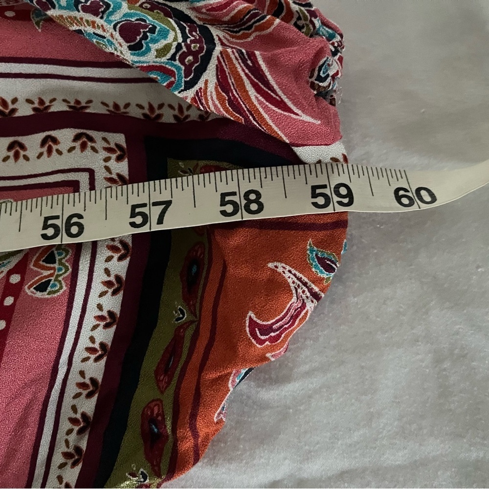 Daytrip Colorful Paisley Floral Batwing Dolman Sleeve Kimono Cardigan Sz Med NWT - Picture 12 of 12